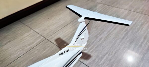 Model of Beechcraft Super King Air B200 with detailed craftsmanship.